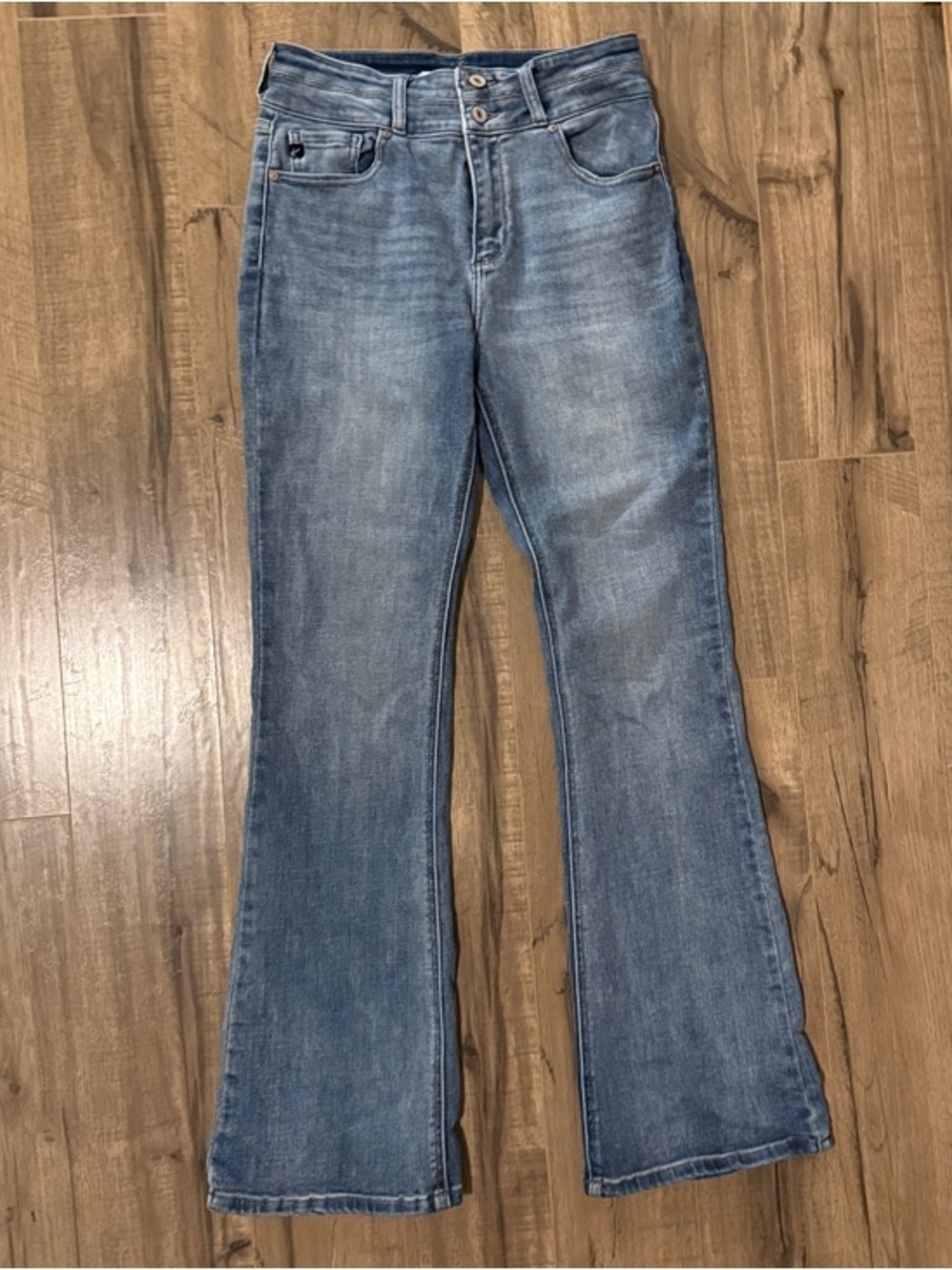 KanCan Light Blue Flared Jeans - Size 6 - Picture 2 of 6